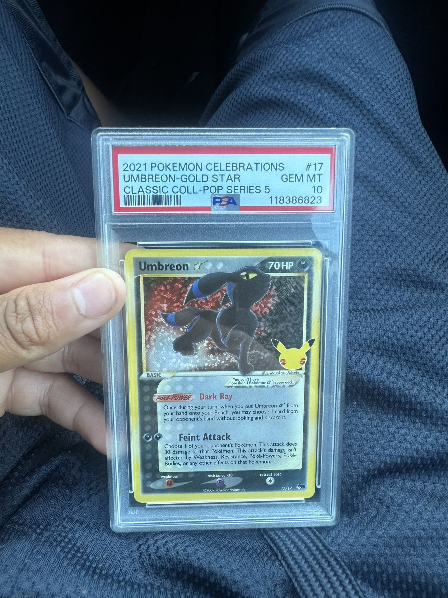 Psa 10 Umbreon Celebrations Pokemon Card