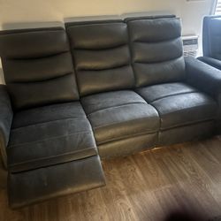 BRAND NEW GREY LOVE SEAT AND SOFA