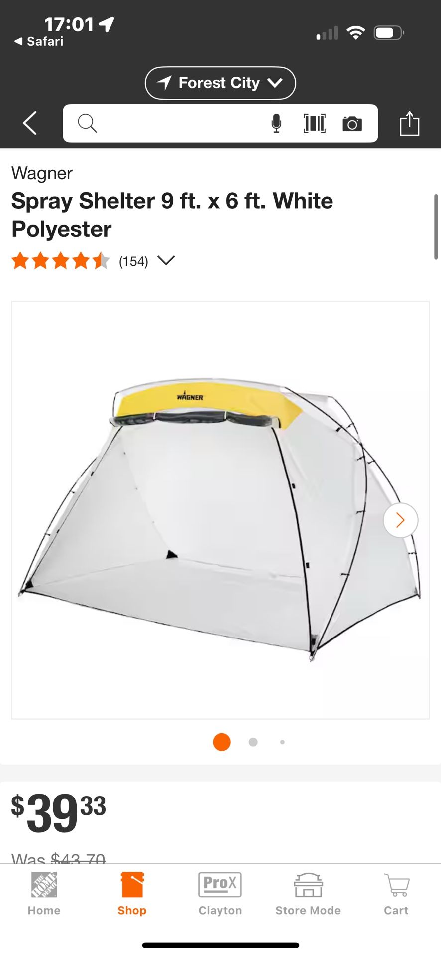 Wagner Paint Tent - New