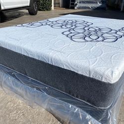 Cal King Organic Hybrid Cool Gel Memory Foam Mattress! 