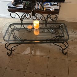 Glass coffee table brand new