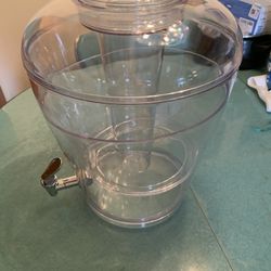 Juice Dispenser , Never Used And Four Plastic Container .