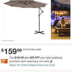 Solar Umbrellas $120 Each 