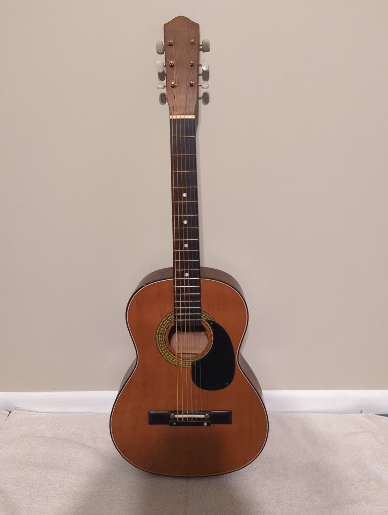Vintage K105 Acoustic Guitar Wood 1970's