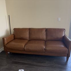 Dutton Italian All Leather Sofa