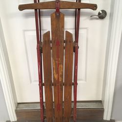 Original Antique Flexible Flyer Snow Sled