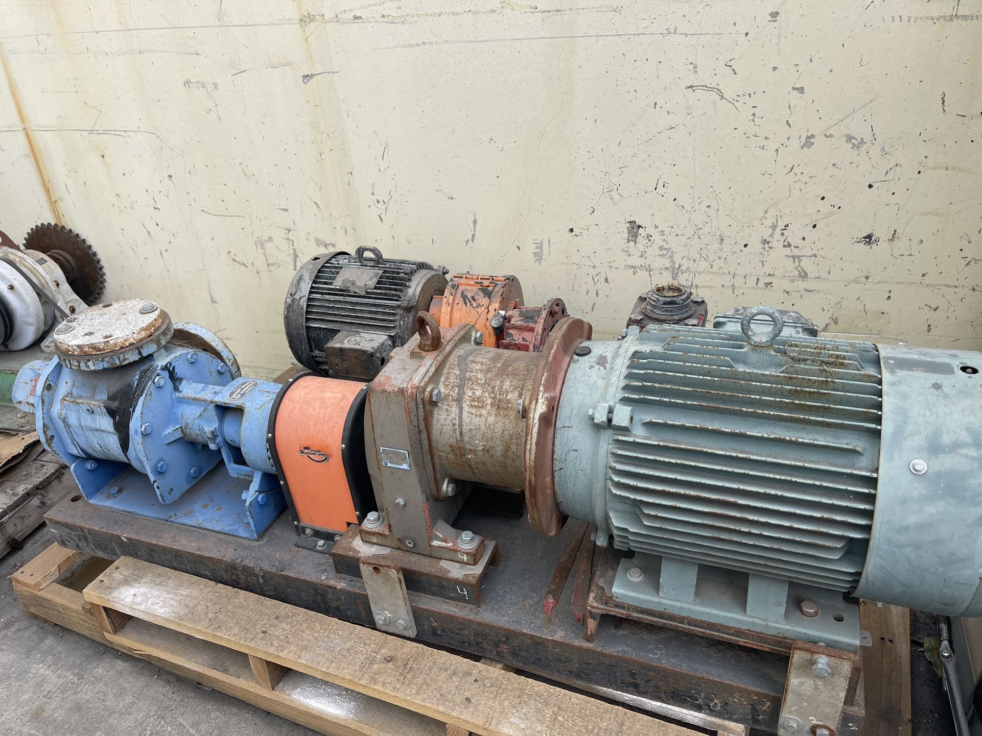 Motor Y Bomba Transmision De Asfalto
