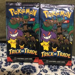 Pokémon Trick Or Trade Cards