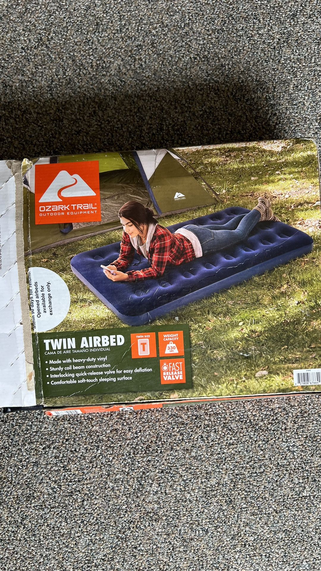 Twin Air bed With DC 12V Air Pumb