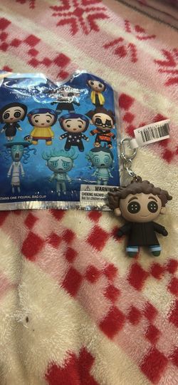 Coraline Figural Bag Clip Keychain