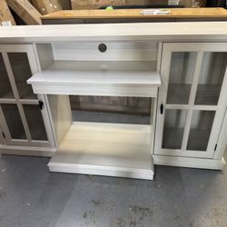 Tv Stand New Glass Doors On The Side 