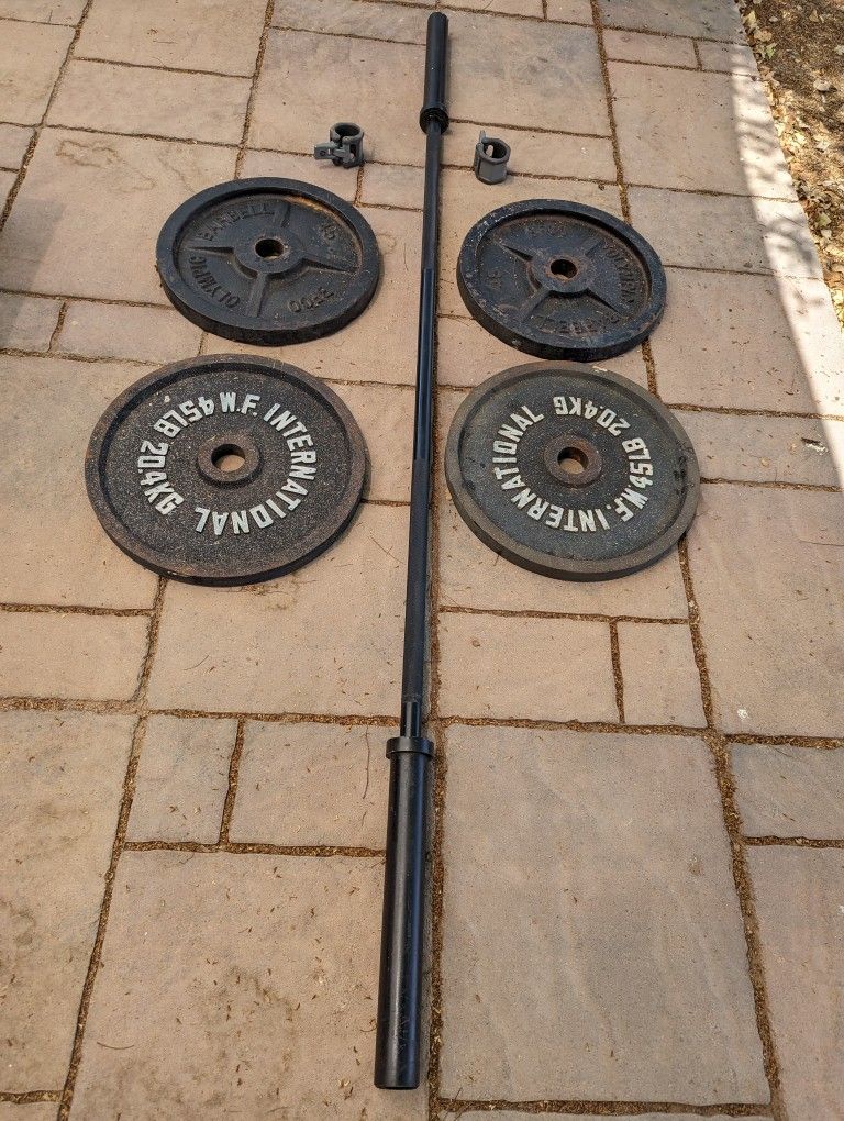 Olympic Plates And Barbell