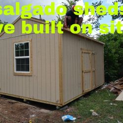  Salgado Sheds we built on site