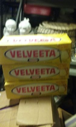 Old velveeta boxes