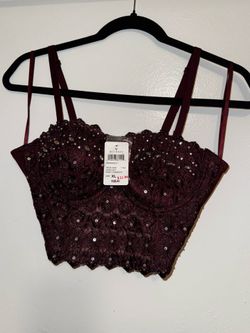 Diamond cropped party shirt