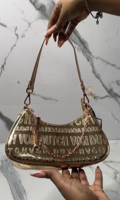 NEW von Dutch Gold Shoulder Bag Y2K 2000s Vintage Style