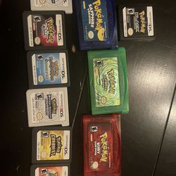Pokémon Gameboy DS lot: Ruby Sapphire, Black, Mystery Dungeon, Conquest, Etc.