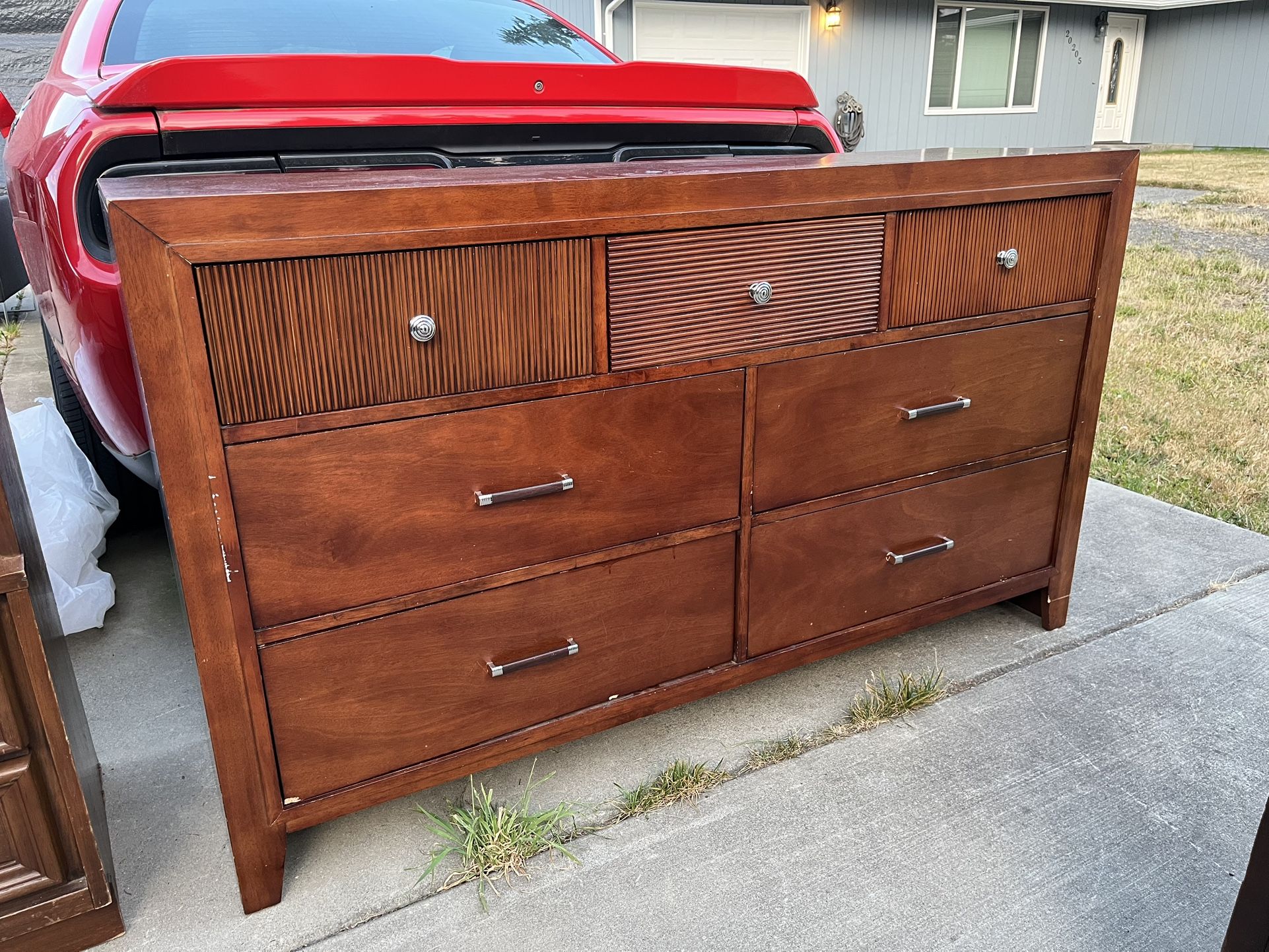Handsome 7 Drawer Dresser