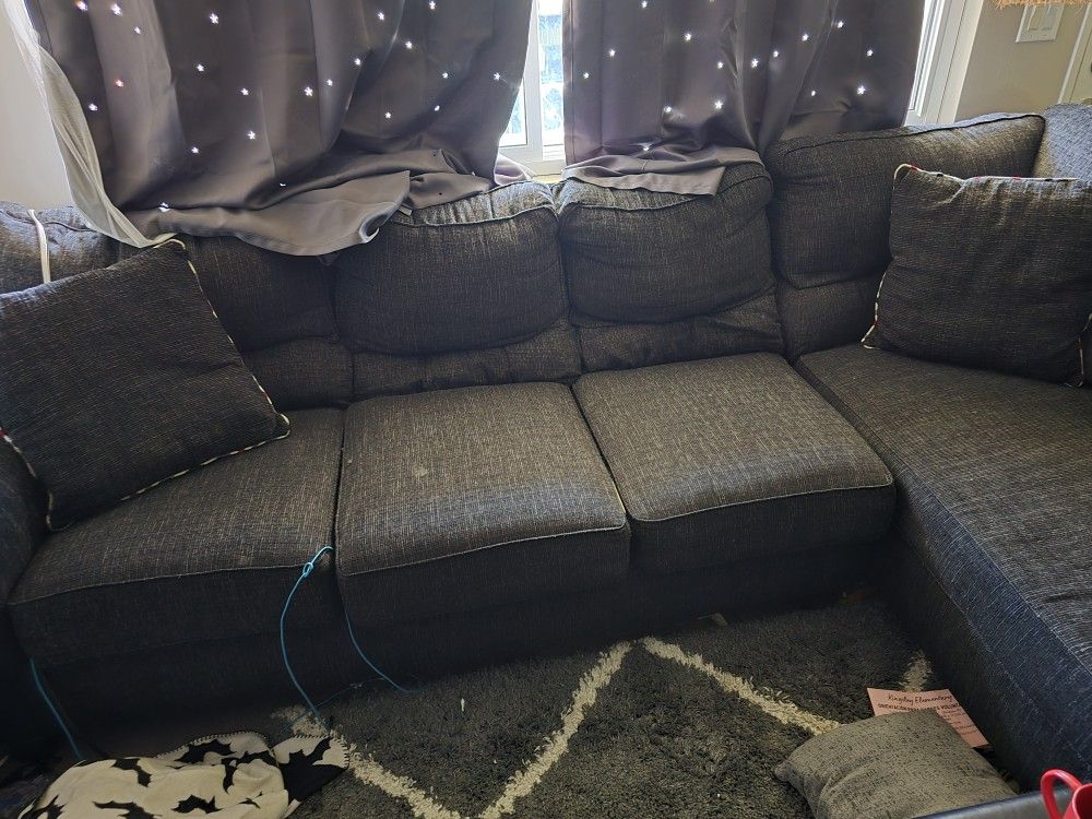 Family Couch Black
