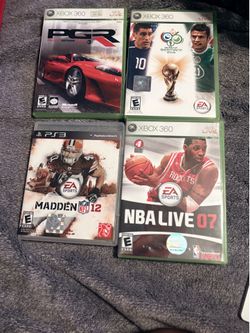 Xbox 360 games and ps3