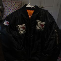 NY RANGERS BLACK TEAM JACKET