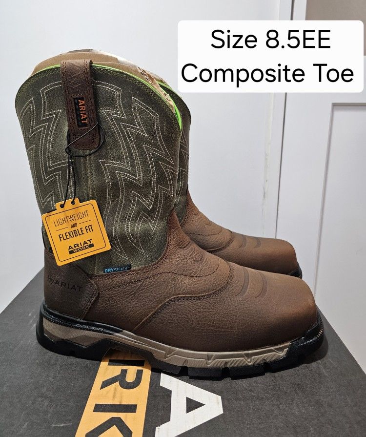 Ariat Composite Toe Work Boots Size 8.5EE