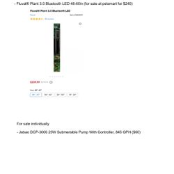 Fluval Plant 3.0 Bluetooth LED 48-60in 