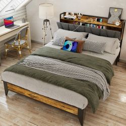 Queen Platform Bed