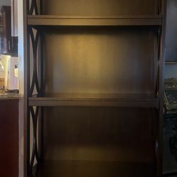 Furniture-Shelf-Bookcase-Cherry