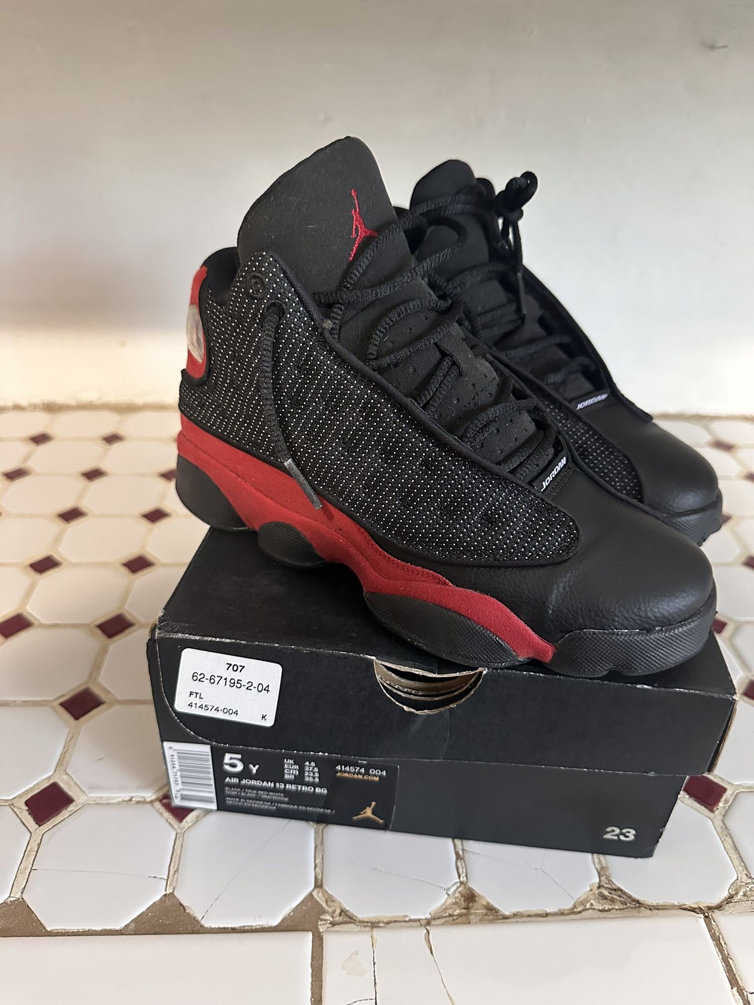 Jordan 13 Bred Gs Size 5y