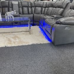 🛋️🛋️POWER MOTION SOFA RECLINERS , LED LIGHT , BLUETOOTH Speaker🛋️