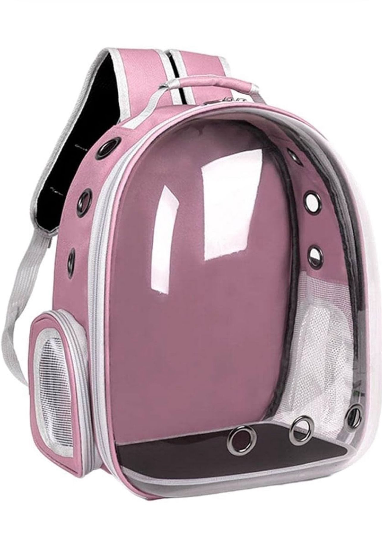 Pink: Pet Black: Animal Carrier Backpacks,Transparent Space Capsule Bubble Pet Backpack Bag for Small Dogs Cats Airline Approved Travel Carrier
