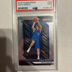 2018 Prizm Luka Doncic PSA 9 Rookie