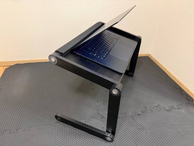 Laptop Cooling Stand, Adjustable Desk for Bed