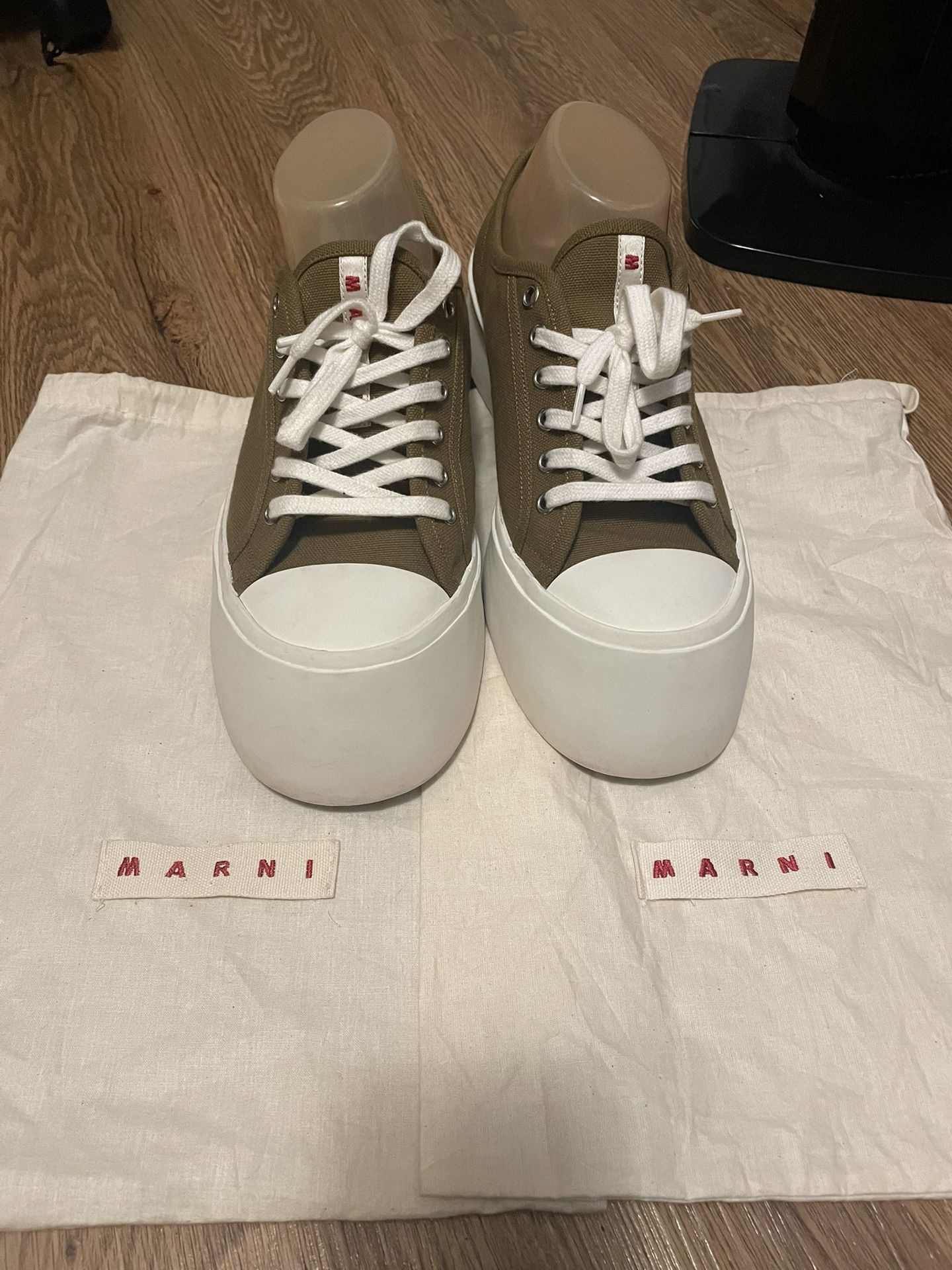 Marni Pablo Canvas Brown Sneakers U.S 8 | EU 41