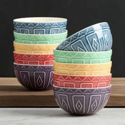 New Boxed 4.5” Porcelain Bowls (10 Pieces)