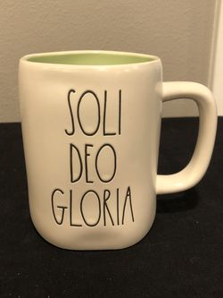 Rae Dunn Soli Deo Gloria “glory To God”