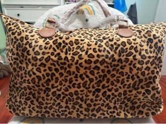 Leopard print big bag
