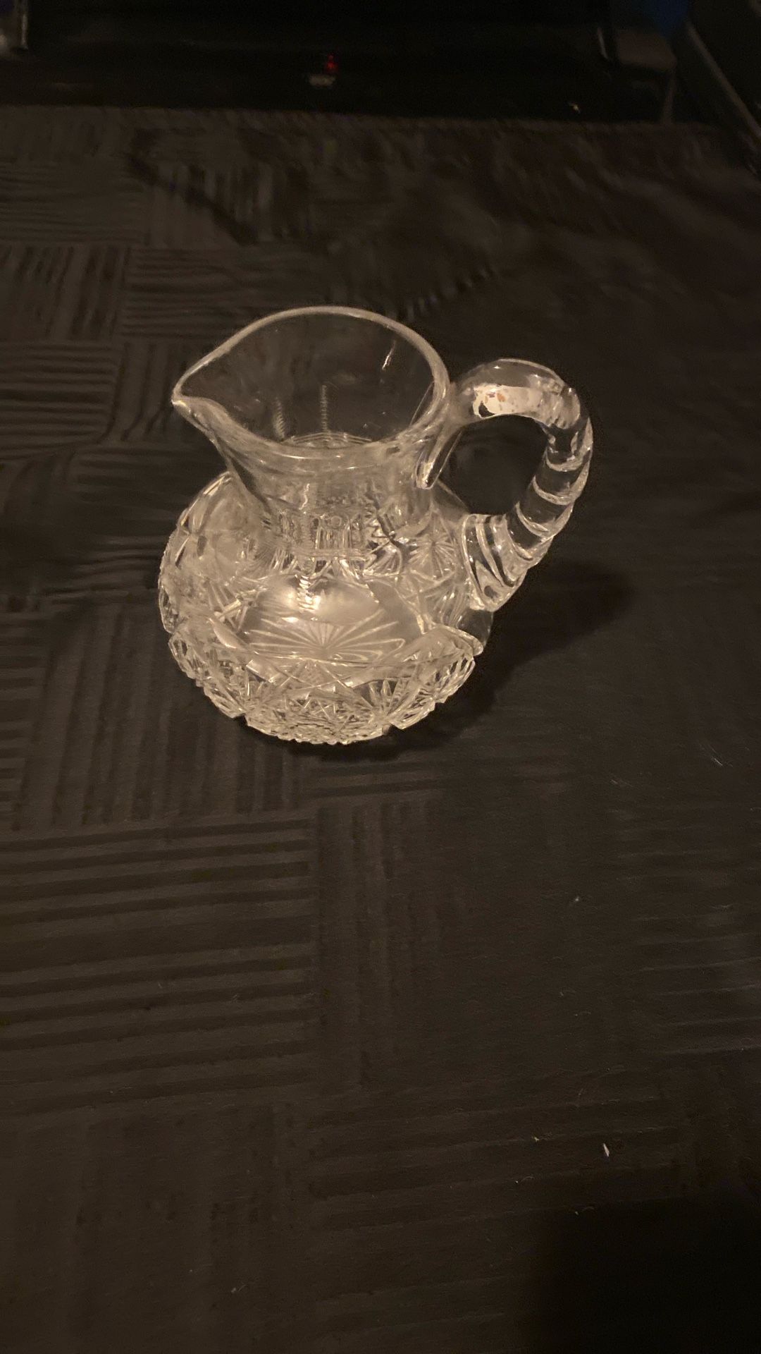 Lead Crystal Pitcher