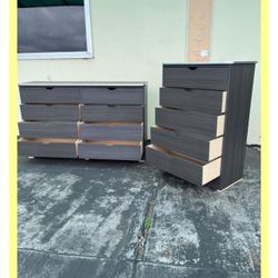 Dresser set / Five and eight drawers dresser