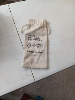 Canvas Bottle Gift Bag