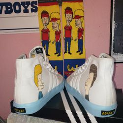 Adidas × Beavis And Butthead Shoe's W/Socks Included