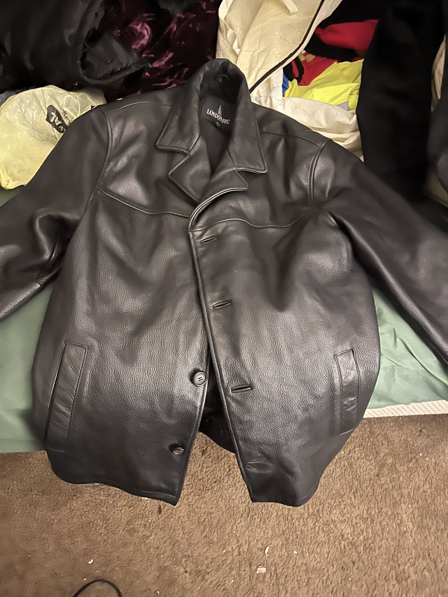 London Fog Leather Coat