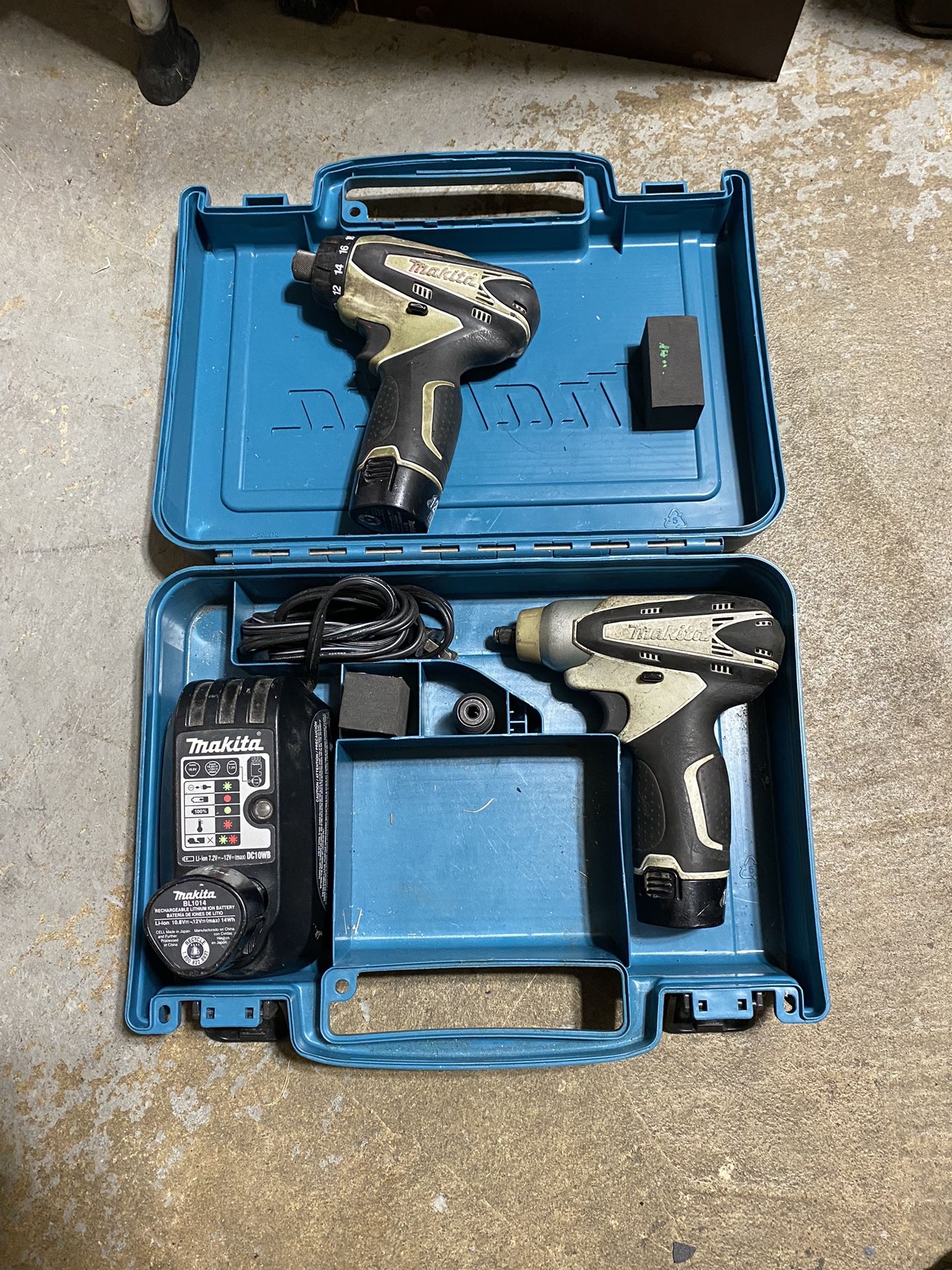 Makita 12 Volt Impact And Drill