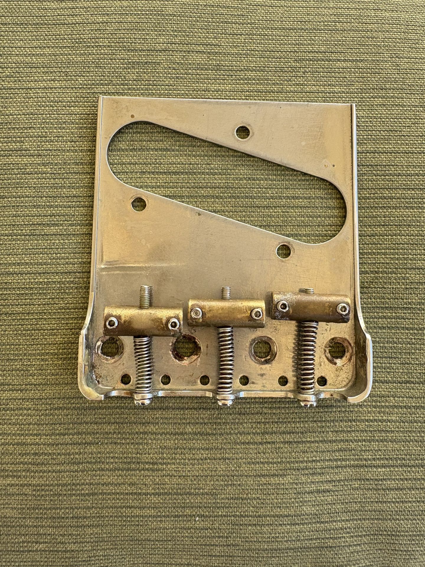 Telecaster Relic All-Parts Bridge Plate/ Saddles