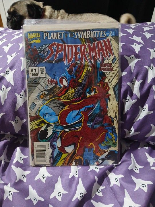Spider-Man Super Special #1, which is part of the "Planet of the Symbiotes" storyline.
