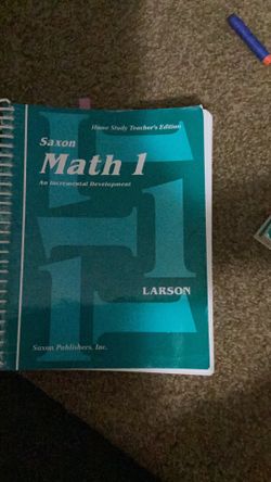 Saxon Math 1 / Homestudy Teacher Edition