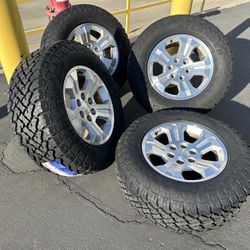 18” RIMS & NEW TIRES Chevrolet Silverado Tahoe 6 LUG WHEELS and 285/65R18 Atlander GMC Sierra 1500 Yukon Chevy Cadillac Escalade Avalanche 6x139.7 