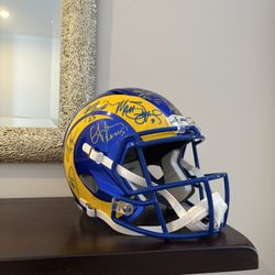 LA Rams Team Signed Helmet