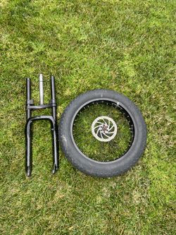 Super 73 forks and front wheel
